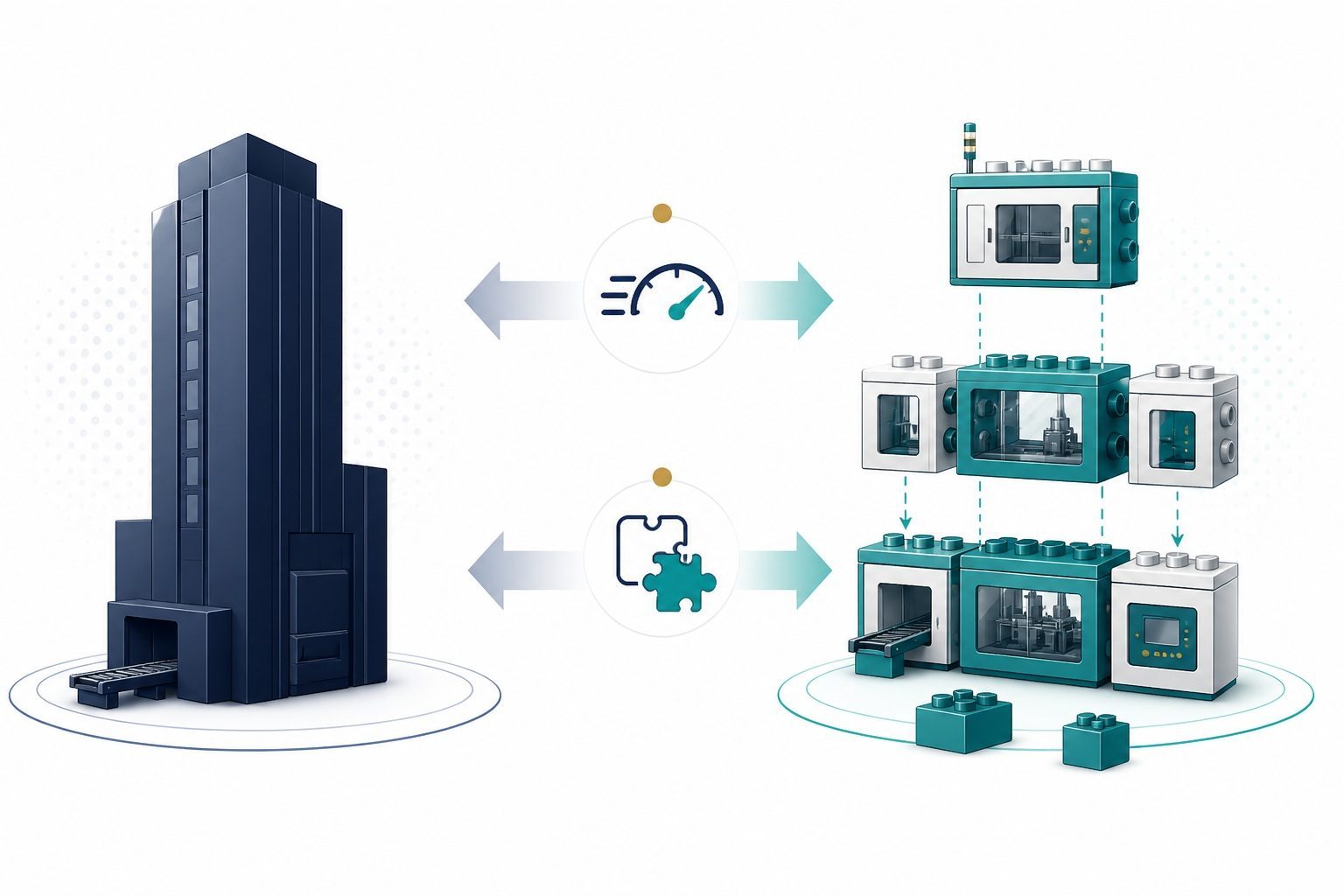 Custom engineering compared with a fixed platform approach